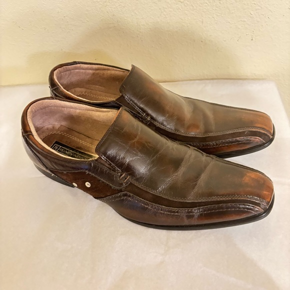 Stacy Adams Brown Bike Toe Loafers Size 10.5 main image 4